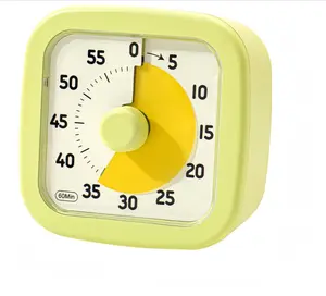 Visual Timer for Kids Timer Home - 60 Minute Kids Visual Timer for Classroom Home Office, Countdown Clock for Teaching Work Meeting, Pomodoro Timer for Time Management (Avocado Green)