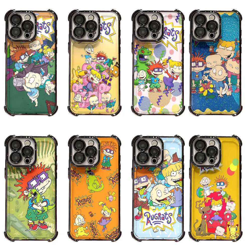 Rugrats Cartoon Sturdy Cellphone Casing - Multi-Fit for iPhone 16,17,15,14,13,12,11,Pro,MAX,Air Plus & Samsung 23,24,25,26,Plus,Ultra - Kids Fans’ Cute Phone Protection Accessories, Smartphone