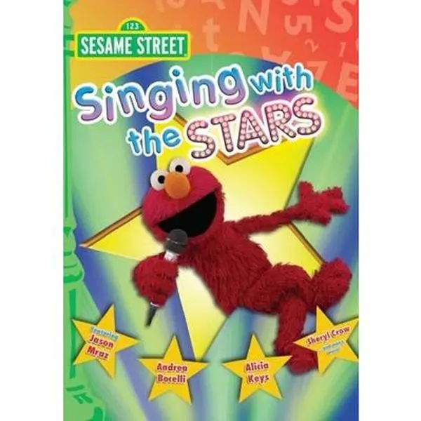 Used Sesame Street: Singing with the Stars DVD - Very Good Music-Focused English Children's Media, Star-Studded Special with R.E.M. Feature
