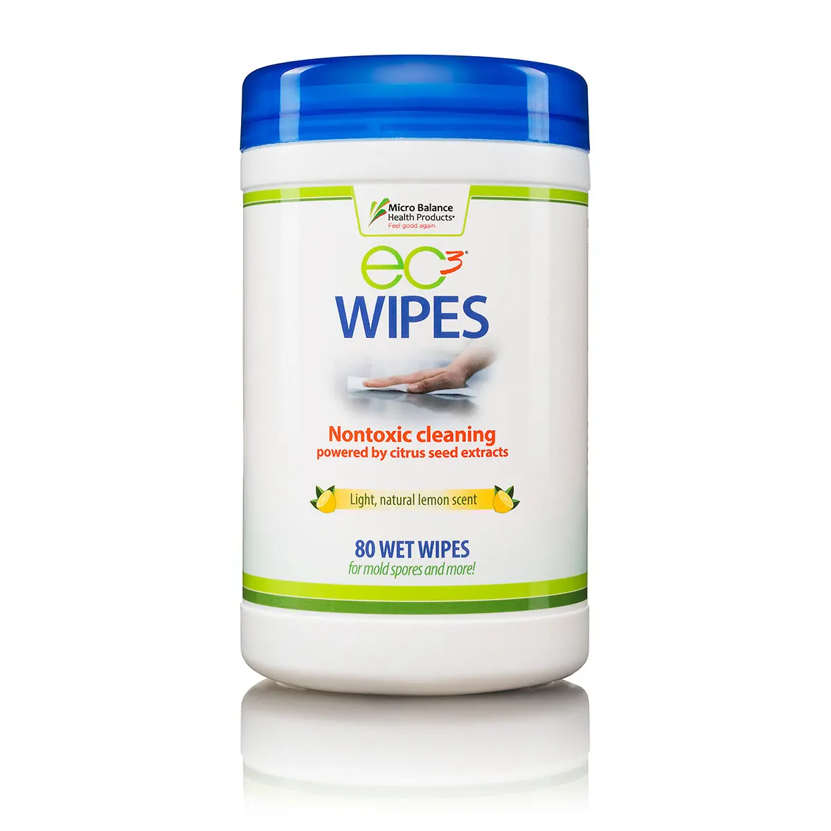 EC3 Wipes | Eliminates Musty Mold Odor On Contact | Convenient Wipes for Surfaces, Fabric & On-the-Go Use