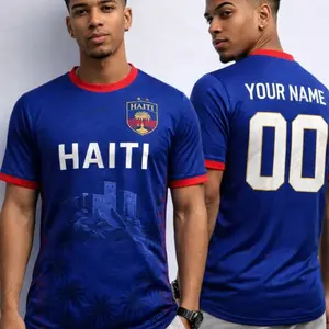 Haiti Soccer Fan 3D Jersey, Personalized Haiti Soccer Fan T-Shirt T shirt, Polo shirt, Unisex S-5XL X1HD