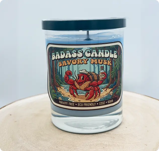 Badass Candles SAVORY MUSK