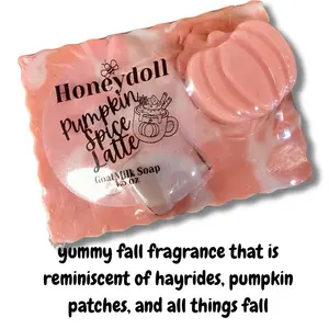 Honeydoll Handmade Goat Milk Soap - Yummy Fall Fragrance - pick your scent - Natural Oils & Clays - Gentle on Skin