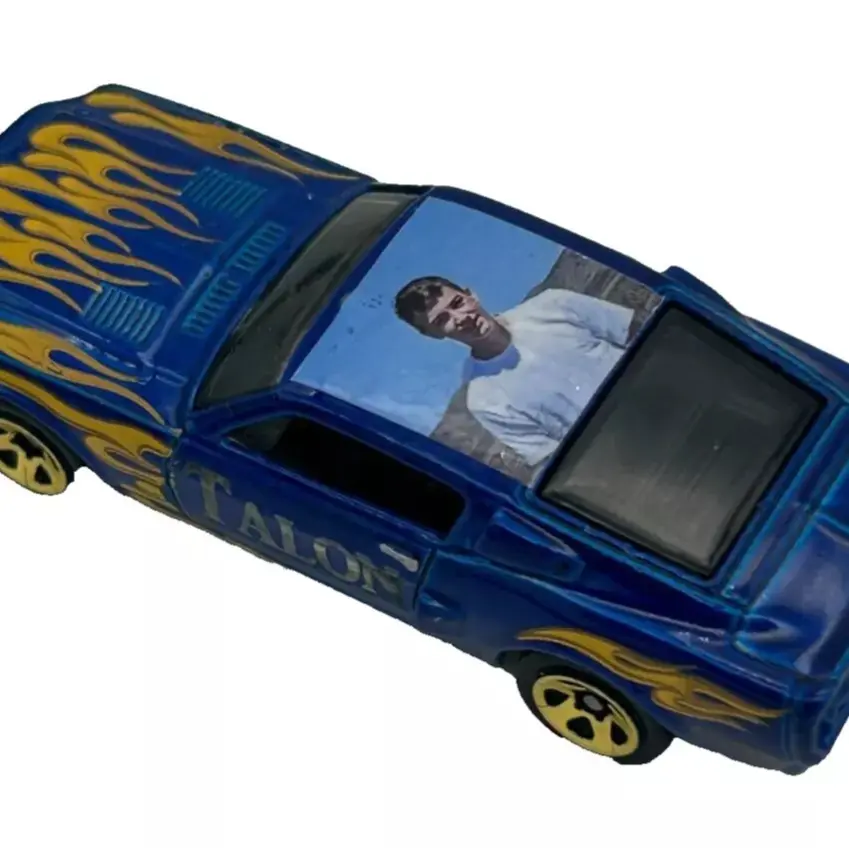 Personalized Engraved Hot Wheels 1968 Shelby GT500   with / Name and Photo- The Perfect Gift for Any Occasion! diecast car