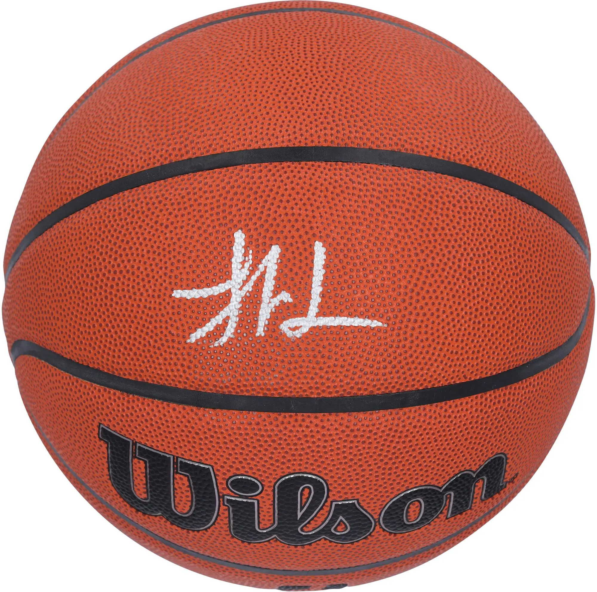 Yang Hansen Portland Trail Blazers Autographed Wilson Authentic Series Indoor/Outdoor Basketball - Fanatics Authentic Certified