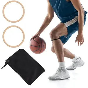 Patellar Tendon Support Strap, Patella Bands Knee Pain Relief for Hiking, Soccer, Basketball, Running, Jumpers Knee, Tennis, Volleyball & Squats (2 Pack) (Beige)