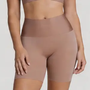Curvamor Stay-In-Place Seamless Shapewear Shorts – Soft Fabric Ruched Design for Compression & Anti-Slip Grip Technology | Short de Compresión con Fajón Antideslizante, Aspecto Invisible Leg Leg