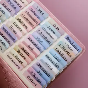 UPAFEXXI-Laminated Bible Tabs, Bible Tabs for Women and Men, Reposition Large Print Stickers, Easy to Read and Apply, 80Chapters Labels for Easy Navigation