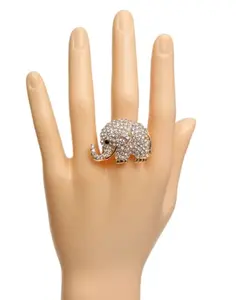 Rhinestone Elephant Rings