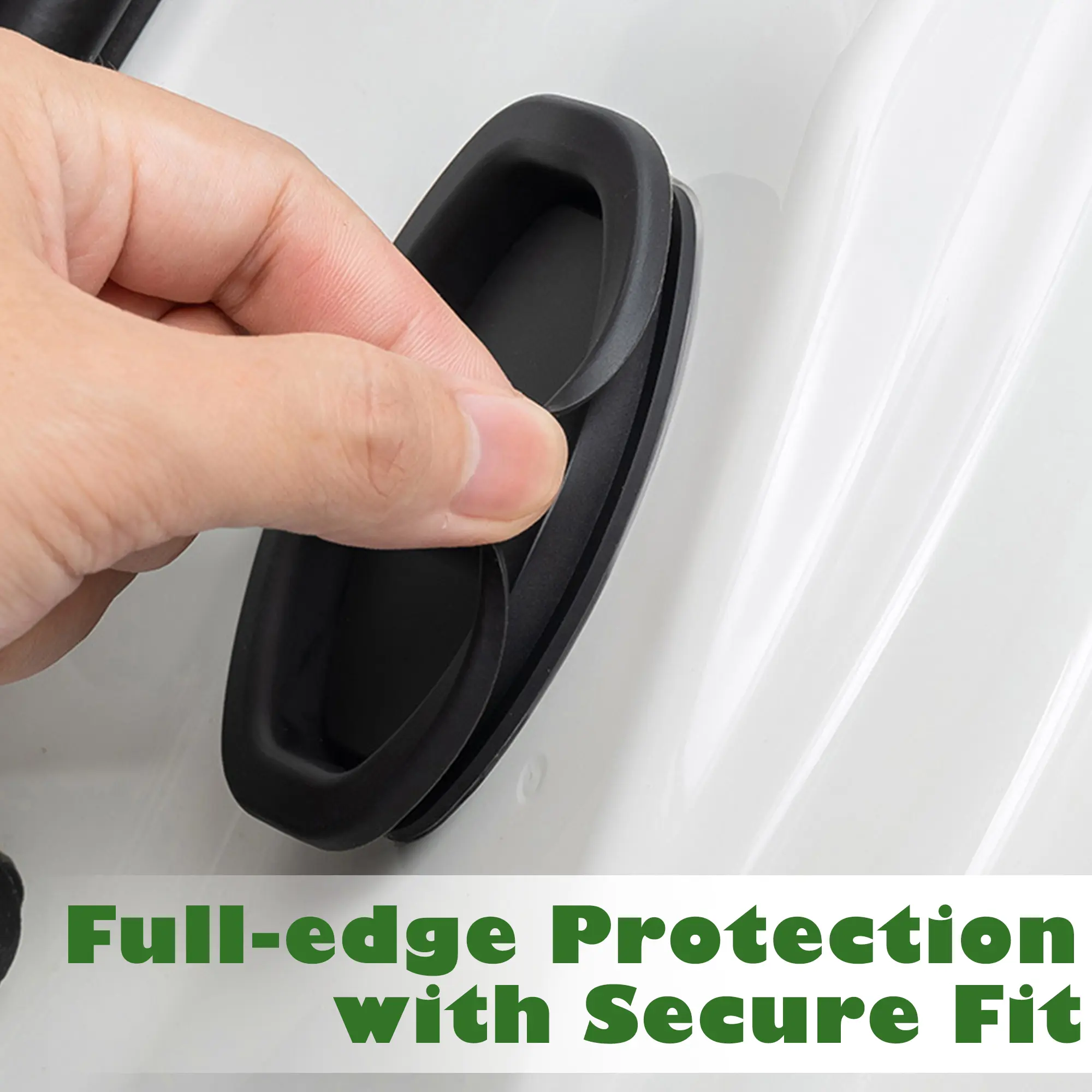 8 Counts Door Latch Lock Cover, Experience seamless installation with our self-adhesive design that requires no tools and fits most vehicles. Universal Car