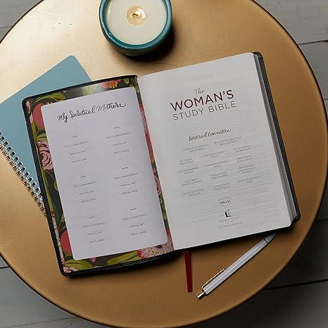 NKJV, The Woman's Study Bible, Hardcover, Red Letter, Full-Color Edition: Receiving God's Truth for Balance, Hope, and Transformation by Dorothy Kelley Patterson||Rhonda Kelley||Thomas Nelson [Hardback Book]