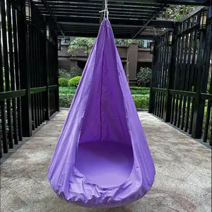 Multi-Functional Inflatable Hammock with Air Mattress, Fun and Relaxing, Perfect for Yard, Garden, and Camping, Diameter 100 Cm