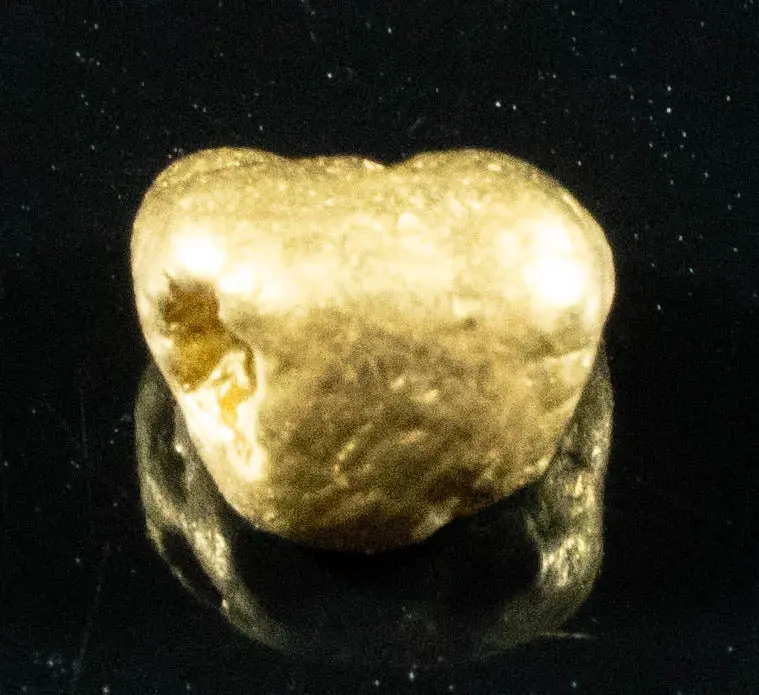 #7 Alaskan BC Natural Gold Nugget .66 Grams Genuine