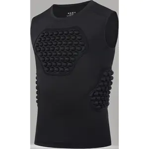 Youth Baseball Softball Chest Protector – Padded Compression Shirt with Sternum Rib Guard for Football Lacrosse, Heart Shield Impact Gear