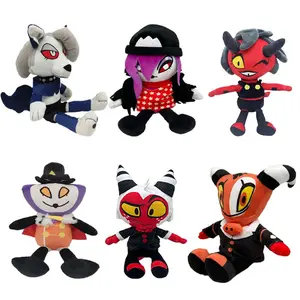 New Helluvia the Circus Plush Toy, Extreme Leader Soft Stuffed Figure, Anime Hell Hotel Collectible, Cute Cartoon Doll
