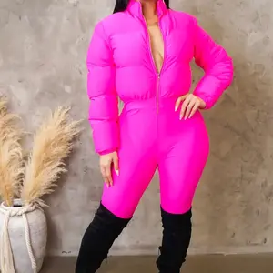 Puffer Jumpsuit Pink