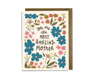 Floral Mother's Day Card - Mom, Grandmother
