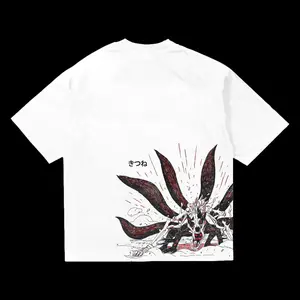 Naruto Nine-Tails Cloak Heavyweight Tee 100% Cotton