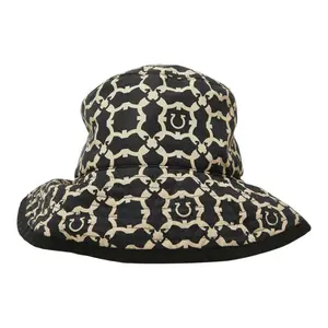 Pre-owned SALVATORE FERRAGAMO Polyester Small Leather Goods Gancini Bucket Hat