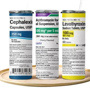 Pharmacy 2 label 20oz tumbler Stainless Steel Drinkware Lid Portable Reusable Bottle  Water Bottles Straw cup