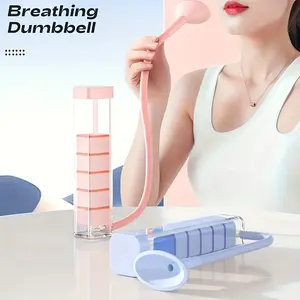 Ergonomic Breathing Dumbbells - Abdominal Trainer, Deep Breathing Trainer, Enhance Lung Capacity, Endurance, Explosive Power, Abdominal Muscle Strengthener, Jawline Facial Muscle Tightener, Face Slimming Artifact, Shape Six-Pack Abs