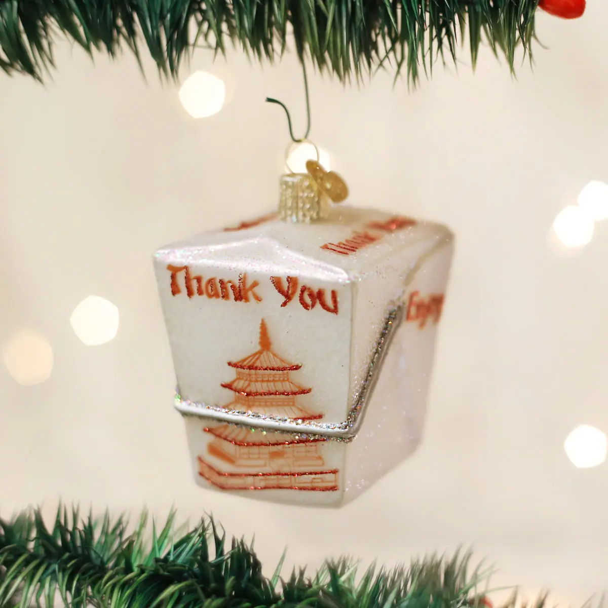 Chinese Take-out Boxes Ornament, Festive Home Party Decoration