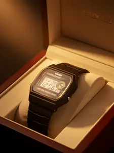 Skmei Digital Modern Waterproof Watch for Men & Women, Square Dial Abs Case Hardlex Glass Buckle Closure All Season Casual Style