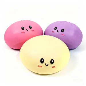 5.91in  Giant Glitter Rainbow Dumpling Squishy | Ultra Soft Slow Rebound Fidget Toy, Anxiety Relief Decompression Gift for Kids & Adults