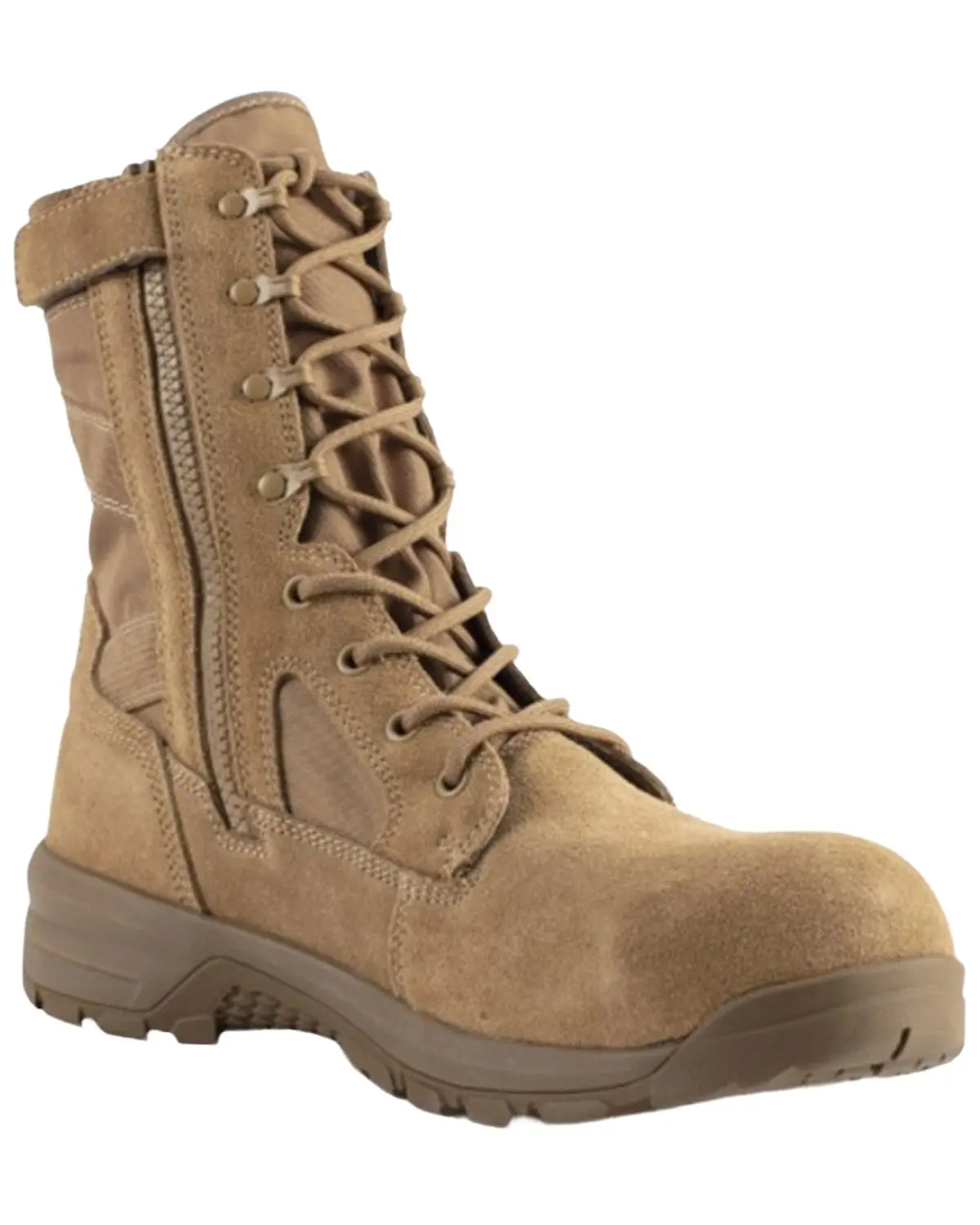 Belleville Men's Men'S 8" Hot Weather Lightweight Side-Zip Tactical Boot - Bv508zct
