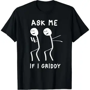 Men's Funny Viral Dance Saying T-Shirt | "Ask Me About My Dance Moves" Humorous Cotton Casual Graphic Tee