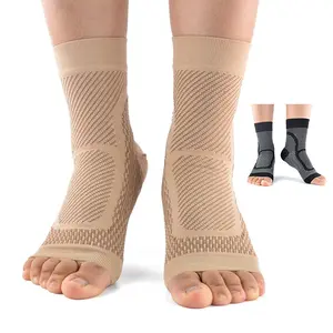 2 pairs Neuropathy Socks,Ankle Brace Socks And Tendonitis Compression Socks For Pain Relief,Ankle Compression Sleeve For Swelling Knee Wrap Knee Compression Healthcare Man grip antislip Support