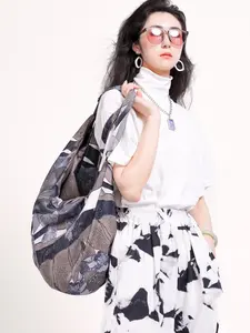 Wander Tote Bag | Oversized Corduroy Turtle Shell Bag | Convertible Backpack & Crossbody | Large Capacity Weekender