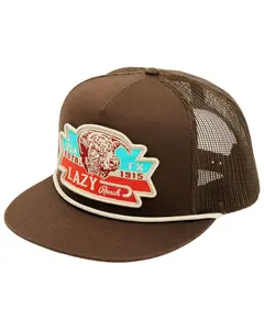 Lazy J Ranch Wear Men's Men'S El Rancho Ball Cap - Brown4-Elrncho-Rwb