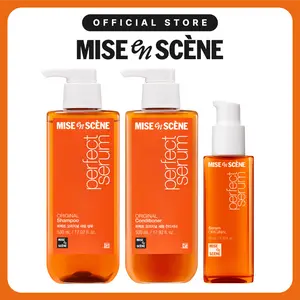 Perfect Serum Original 3-Step Complete Hair Care Trio | Mise En Scène | Perfect for Damaged Hair, Glossy Shine | Hair Serum + Shampoo + Conditioner