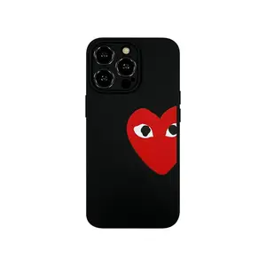 Suitable for iPhone 17 16, 15, 14, 13, 12, and 11 series. Heart-shaped phone case, shockproof phone protector, anti-shock phone case.