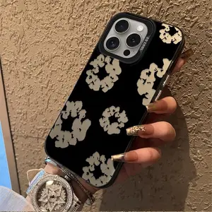 D-Denims T-Tears Frosted Protective Case Cover for iPhone 16 E 15 Pro Max 14 Plus 13 12 Mini 11 Pro Max XS X 8 7 SE Acrylic Silicone Hard C