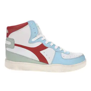 diadora Mens Mi Basket Used High  Sneakers Shoes Casual - White