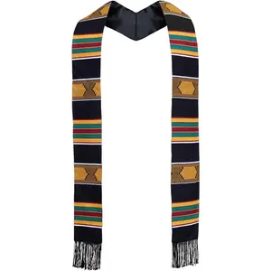 Adult Kente Stole - Sash with Tassel Ends Unisex