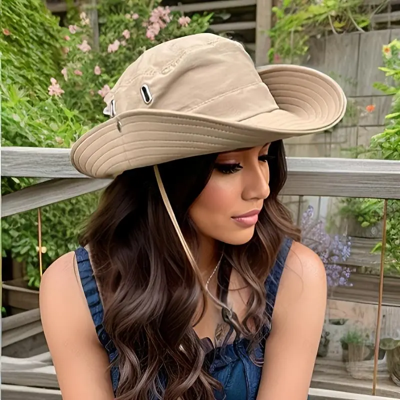 Spring-Summer Outdoor Fisherman Hats - Drawstring Adjustable, Ideal for Couples' Outdoor Travel, Camping