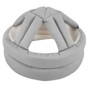 Elderly Protective Helmet, Safety Helmet Adjustable Breathable Seniors Fall Prevention Heads Protection Cap Gray