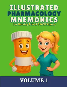 Illustrated Pharmacology Mnemonics for Nursing School & NCLEX Prep