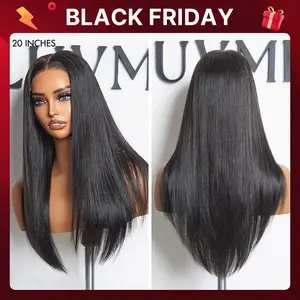 Luvme Crazy Wednesday | AiryFit™ Scalp Care Wigs - Silky Straight Middle Part Glueless 5x5 Closure Lace Long Wig Pre-Cut Lace Black Friday Sale — Save Big Now!