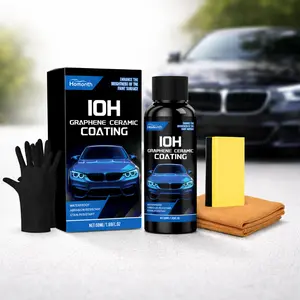 Professional Car Paint Ceramic Coating Kit Deep Fix Dull Paint Long Lasting Paint Protection Restore High Gloss Shine Easy Diy Car Polish