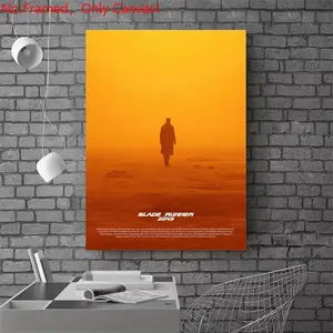 1 piece/set frameless canvas painting print poster, Classic Movie scenes Poster art,Blade Runner 2049 Movie Poster, a perfect gift for Movie loves, ideal gift for bedroom, living room, dorm hallway, kitchen, mural, wall decoration, room decor
