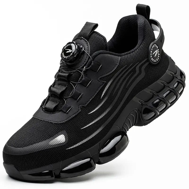 Men's 8-in Nylon Cloth Round Toe Tactical Boots, Lightweight All-Day Comfort, Side Zipper Work Safety Footwear for Workers, Motorcycle Hiking - Walking Shoes, Outdoor Shoes, Father's Day Gift, rugged work boot， non-slip