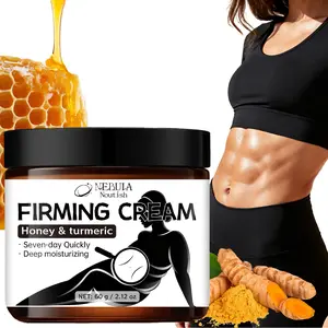 Honey Contour Firming Cream, 60g, Rich in Honey Turmeric Retinol, Skin Tightening, Long-Lasting Moisture, Moisturizing, Hydrating, Unisex, Perfect Gift