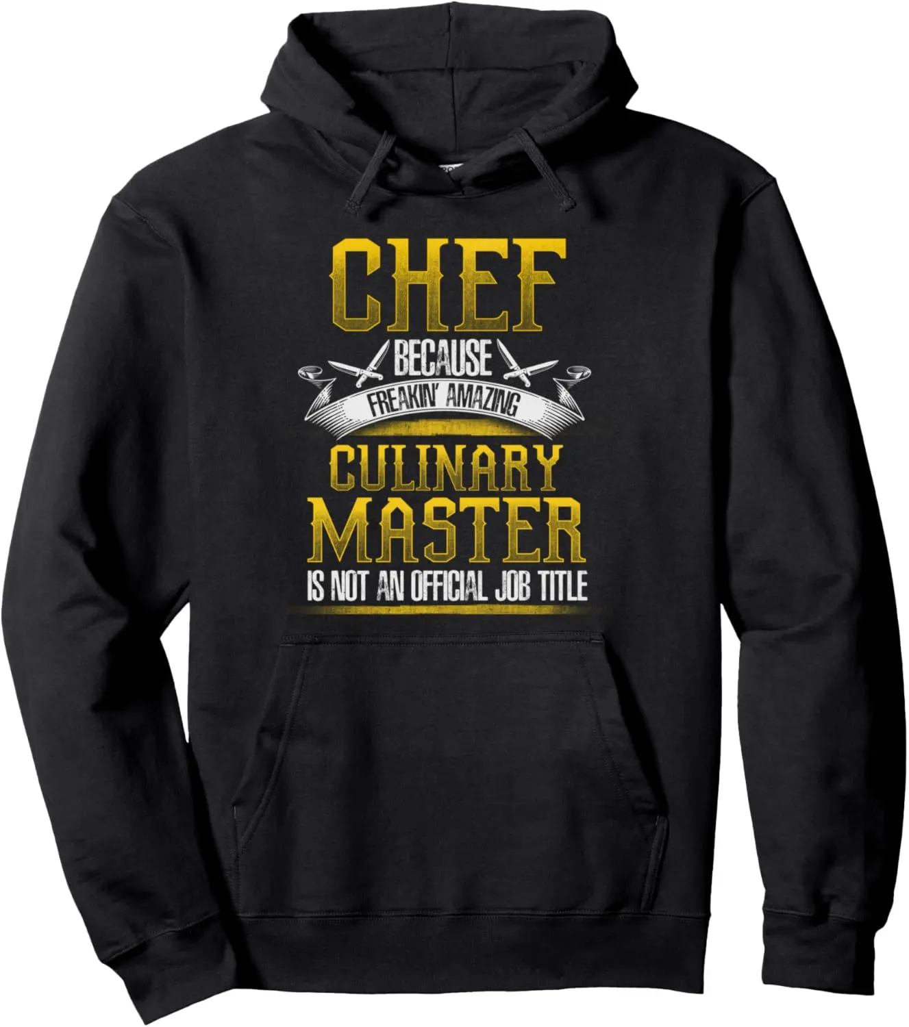 CHEF CULINARY MASTER Funny Chefs Cooking Pullover Hoodie