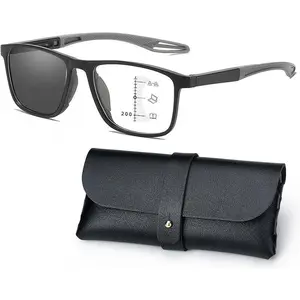 Manly Kicks Reading Glasses Men, ManlyKicks Sports Tr Square Frame Ultra-Light Anti-Blue Light Reading Glasses Gift6