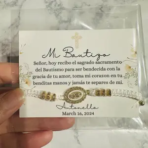 12ct Virgen de Guadalupe Bracelet Favors for Baptism | Baptism Favors | Bautizo | Recuerdo de Bautizo