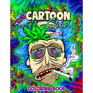Stoner Coloring Book: Trippy Psychedelic Stoner 420 Coloring Pages For Adults With Many Favorite Characters For Stress Relief And Relaxation (German Edition) Paperback – August 15, 2024
